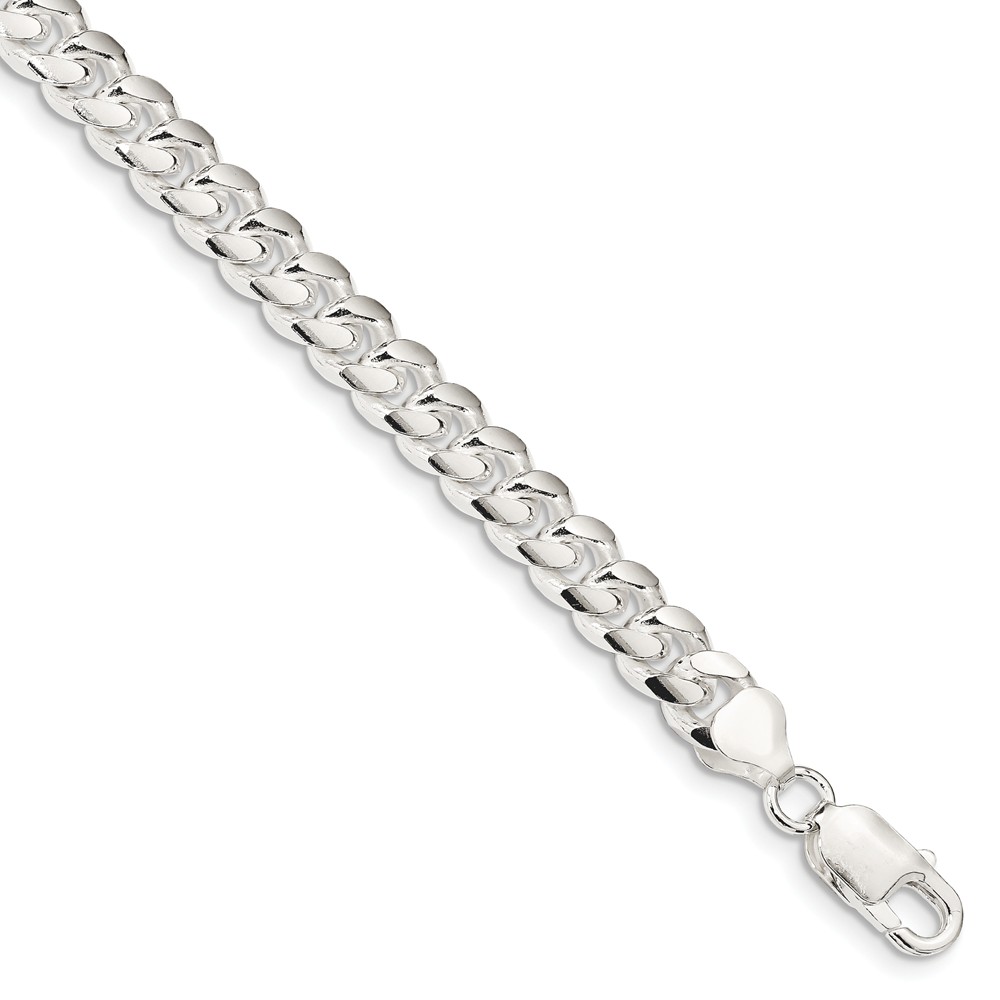 FB Jewels Sterling Silver 8.5mm Domed Curb Chain FB Jewels Sterling Silver 8.5mm Domed Curb Chain